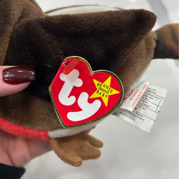 Rare Beanie Babie Early with date error, spelling and gramma error, stamp tush - Picture 4 of 6